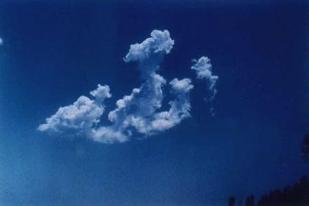 nuange du ciel qui ecrit allah